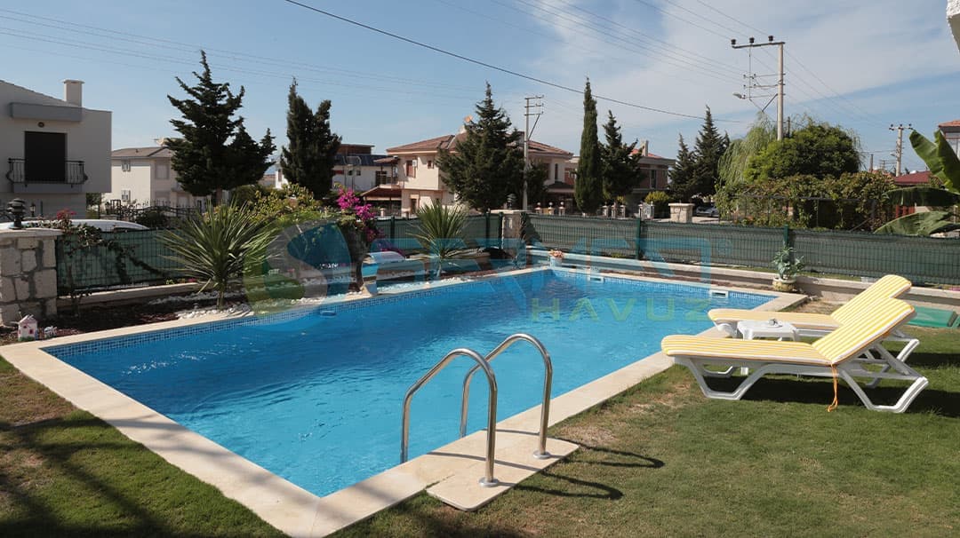 İzmir Fipool Skimmerli Panel Havuz Sermed Havuz Firması Tarafından Yapıldı