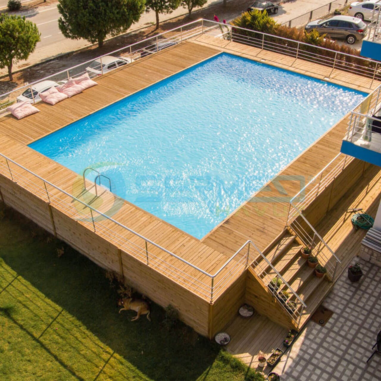 İzmir Bartu Otel Fipool Zeminüstü Panel Havuz Sermed Havuz Firması tarafından yapıldı.